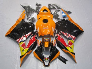 Carenados Moto Honda CBR600RR 2009-2012 - Naranja Amarillo Negro Brillante Rojo Bull
