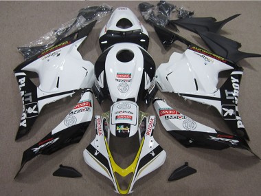 Carenados Moto Honda CBR600RR 2009-2012 - Blanco Amarillo Negro Brillante Rizoma Playboy