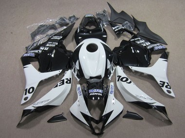 Kits Carenado Moto Honda CBR600RR 2009-2012 - Blanco Negro Brillante Repsol
