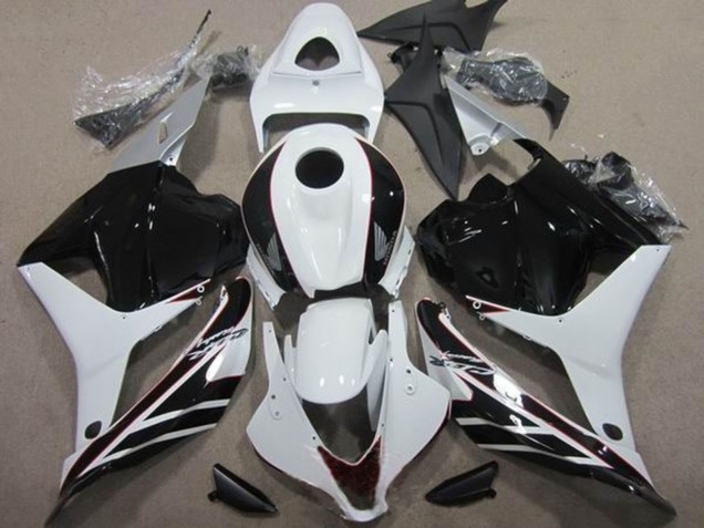 Kits Carenado Moto Honda CBR600RR 2009-2012 - Blanco Negro Brillante
