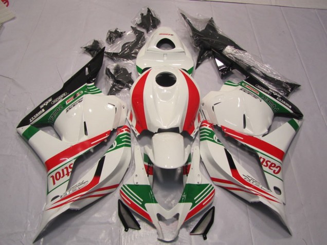 Carenado Moto Honda CBR600RR 2009-2012 - Blanco Rojo Verde Castrol