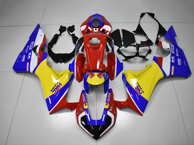 Carenado Moto Honda CBR1000RR 2017-2023 - Blanco Rojo Azul Amarillo HRC