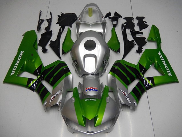 Carenados Moto Honda CBR1000RR 2012-2016 - Plata Verde Negro Brillante HRC