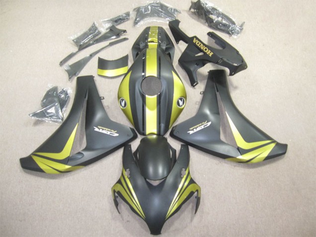 Carenados Moto Honda CBR1000RR 2008-2011 - Amarillo Negro Mate