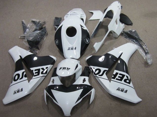 Kits Carenado Moto Honda CBR1000RR 2008-2011 - Blanco Negro Brillante Repsol