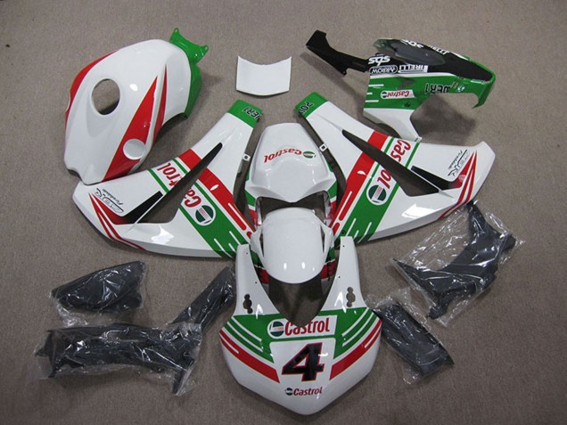Carenados Moto Honda CBR1000RR 2008-2011 - Blanco Rojo Verde Castrol 4