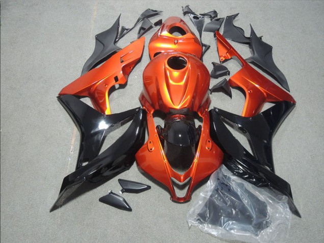 Carenado Moto Honda CBR1000RR 2008-2011 - Naranja Negro Brillante