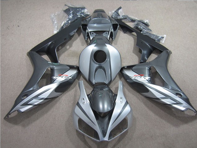 Carenados Moto Honda CBR1000RR 2006-2007 - Plata Gris Negro Mate Fireblade