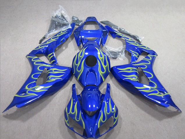 Carenados Moto Honda CBR1000RR 2006-2007 - Azul Verde Llama