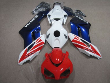 Kits Carenado Moto Honda CBR1000RR 2004-2005 - Blanco Rojo Azul