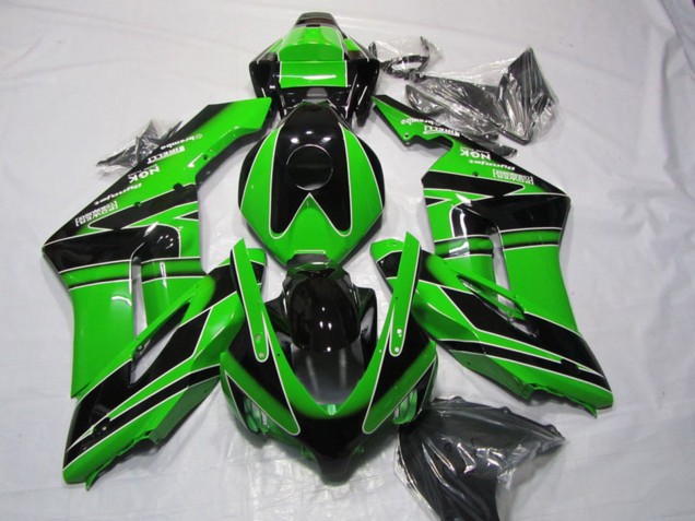 Carenado Moto Honda CBR1000RR 2004-2005 - Verde Negro Brillante