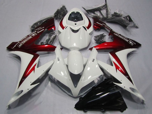Carenados Moto Honda CBR1000RR 2004-2005 - Blanco Rojo