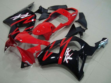 Carenado Moto Honda CBR900RR 954 2002-2003 - Rojo Negro Brillante Raya