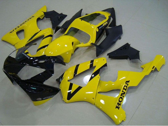 Carenado Moto Honda CBR900RR 929 2000-2001 - Amarillo Negro Brillante