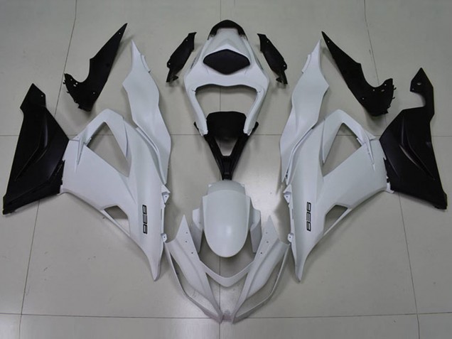 Carenados Moto Kawasaki ZX6R 2013-2018 - Blanco Negro 636