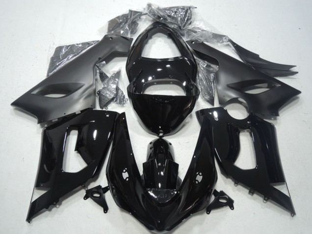 Carenados Moto Kawasaki ZX6R 2005-2006 - Negro Brillante Negro Mate