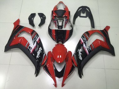 Carenados Moto Kawasaki ZX10R 2016-2020 - Rojo Granate Negro Brillante Blanco