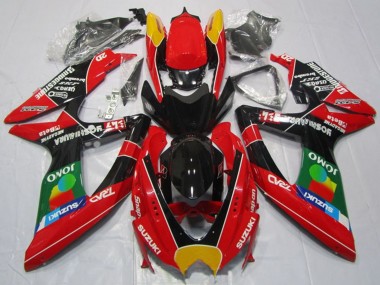 Carenados Moto Suzuki GSXR 600 2008-2010 - Rojo Naranja Azul Verde Negro JOMO