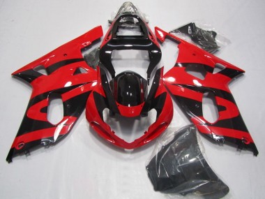 Carenados Moto Suzuki GSXR 750 2001-2003 - Rojo Negro Brillante