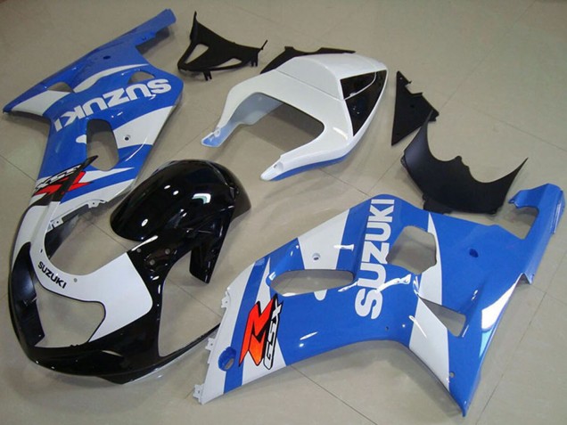 Carenados Moto Suzuki GSXR 750 2001-2003 - Blanco Azul Negro Brillante