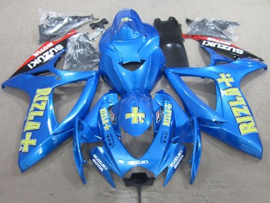Carenados Moto Suzuki GSXR 750 2006-2007 - Azul Rojo Negro Oro Rizla