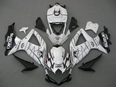 Carenados Moto Suzuki GSXR 750 2008-2010 - Blanco Negro Corona Extra Alstare