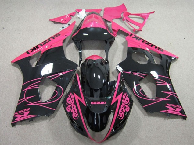 Carenados Moto Suzuki GSXR 1000 2003-2004 - Rosa Negro