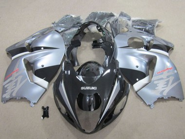 Carenados Moto Suzuki GSXR 1300 Hayabusa 1996-2007 - Negro Mate Plata
