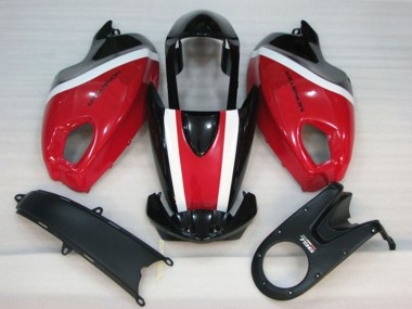 Kits Carenado Moto Ducati Monster 696 2008-2012 - Blanco Rojo Negro Brillante