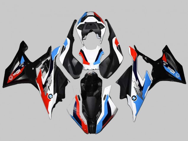 Kits Carenado Moto BMW S1000RR 2019-2022 - Negro Rojo Azul Blanco