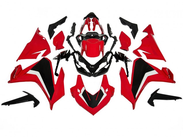 Kits Carenados Moto Honda CBR500R 2022-2023 - Rojo Blanco Negro