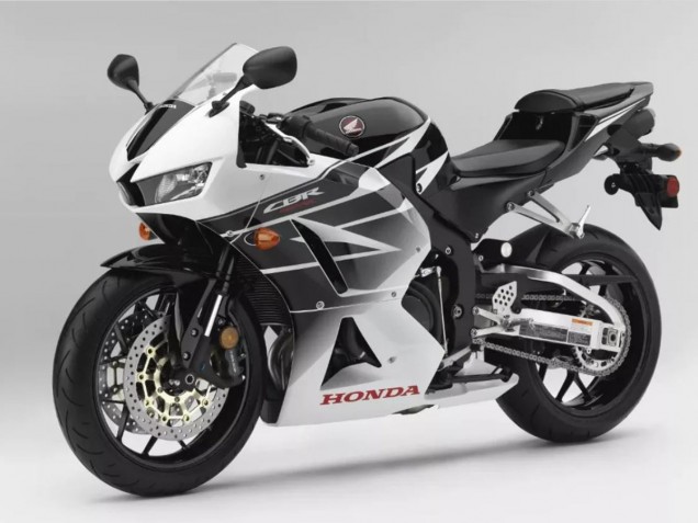 Carenados Moto Honda CBR600RR 2013-2023 - Blanco Negro