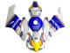 Carenados Moto Honda CBR1000RR 2004-2005 - Blanco Azul Amarillo Rothmans
