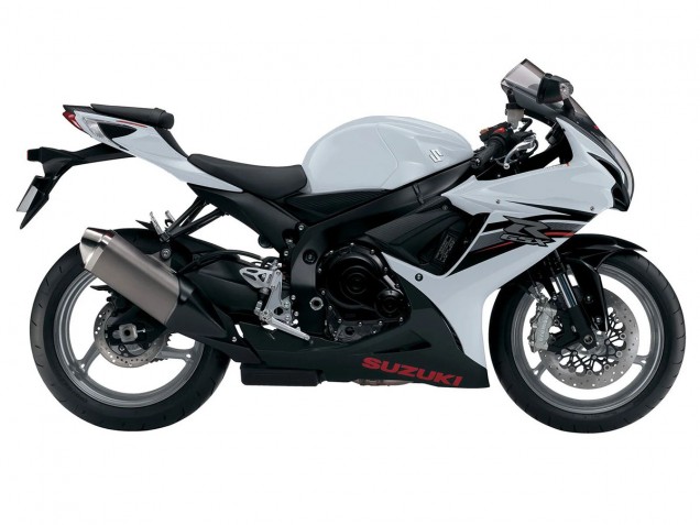 Carenados Moto Suzuki GSXR 600/750 2011-2024 - Blanco Negro