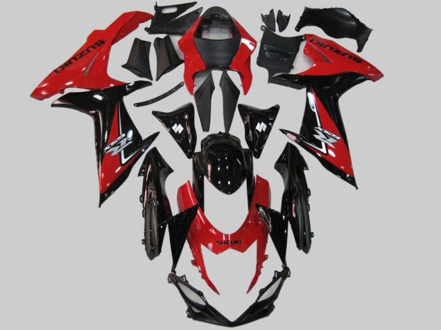 Carenados Moto Suzuki GSXR 600/750 2011-2024 - Rojo Negro