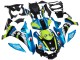 Carenados Moto Yamaha YZF R1 2015-2019 - Azul Verde Negro Tiburón
