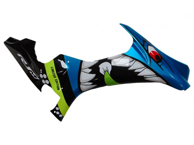 Carenados Moto Yamaha YZF R1 2015-2019 - Azul Verde Negro Tiburón