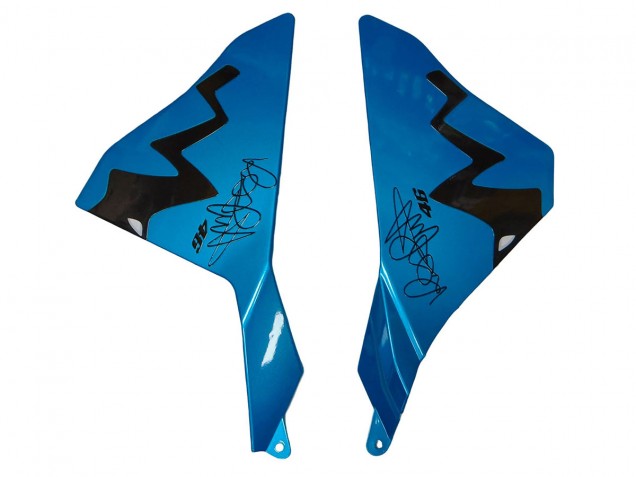Carenados Moto Yamaha YZF R1 2015-2019 - Azul Verde Negro Tiburón