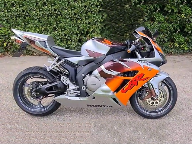 Carenados Moto Honda CBR1000RR 2006-2007 - Plata Naranja