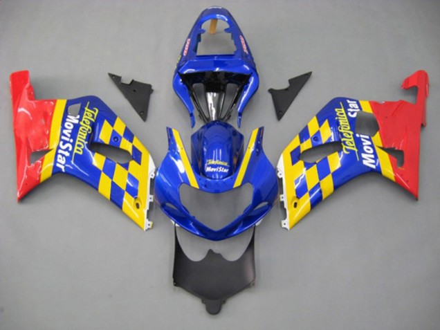 Movistar 01-03 GSXR 600-750 Carenado Moto Movistar 01-03 GSXR 600-750 Carenado Moto