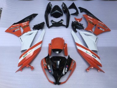 Naranja Brillante & Logotipos 09-12 ZX6R Carenado Moto