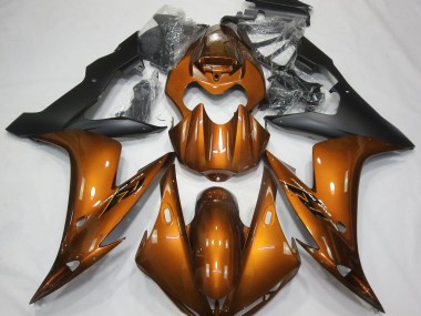 Naranja Brillante & Negro 04-06 R1 Carenado Moto