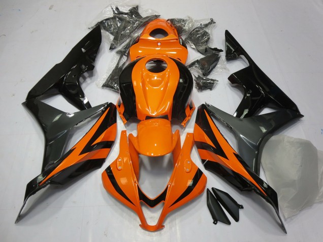 Naranja Gris & Negro 07-08 CBR600RR Carenado Moto Naranja Gris & Negro 07-08 CBR600RR Carenado Moto