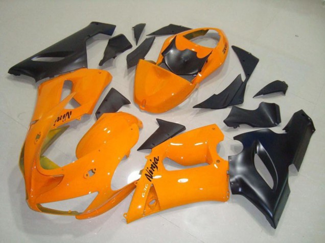 Naranja Negro 05-06 ZX6R Carenado Moto Naranja Negro 05-06 ZX6R Carenado Moto
