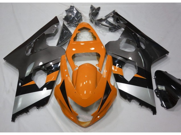 Naranja & Plata 04-05 GSXR 600-750 Carenado Moto Naranja & Plata 04-05 GSXR 600-750 Carenado Moto