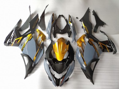 Nardo Gris & Dorado 18-23 Ninja 400 Carenado Moto
