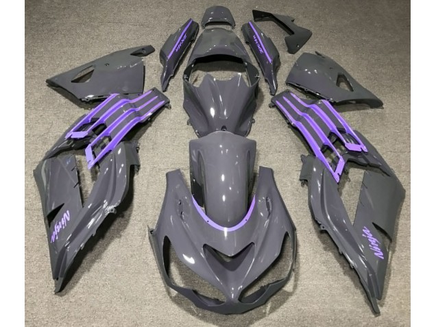 Nardo Gris & Morado 12-21 ZX14R Carenado Moto Nardo Gris & Morado 12-21 ZX14R Carenado Moto