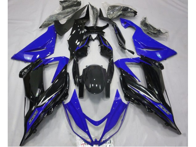 Negro & Azul 13-18 ZX6R Carenado Moto Negro & Azul 13-18 ZX6R Carenado Moto