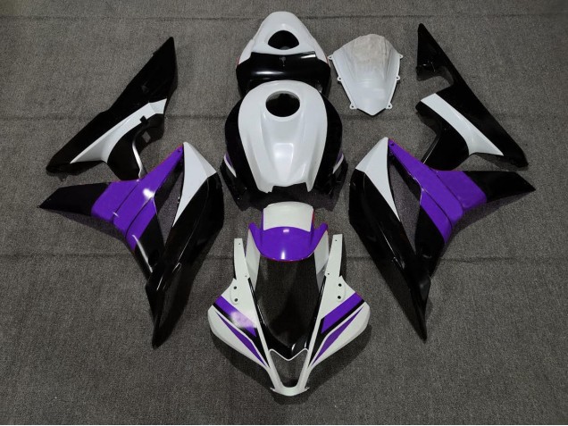 Negro Blanco & Púrpura 07-08 CBR600RR Carenado Moto Negro Blanco & Púrpura 07-08 CBR600RR Carenado Moto