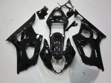 Negro Brillante 03-04 GSXR 1000 Carenado Moto
